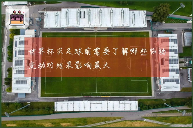 世界杯买足球前需要了解哪些临场变动对结果影响最大